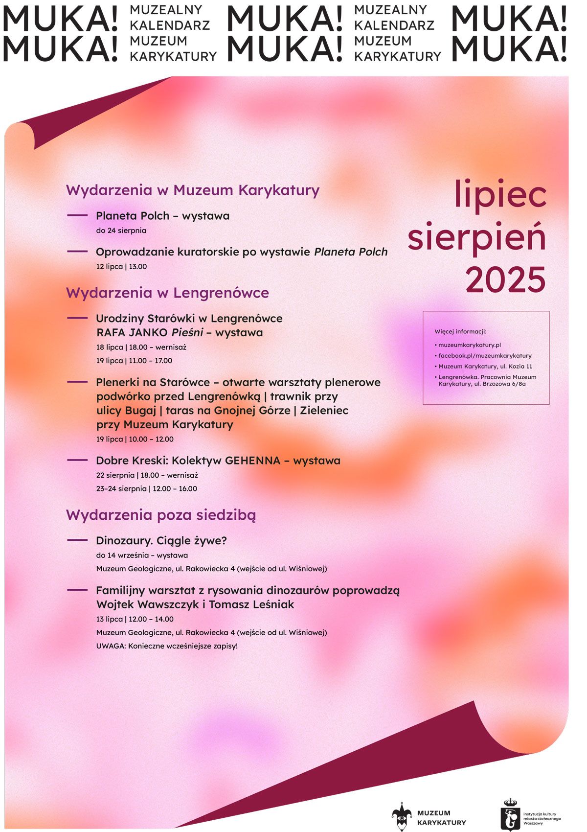 Muka Muka lipiec 2025
