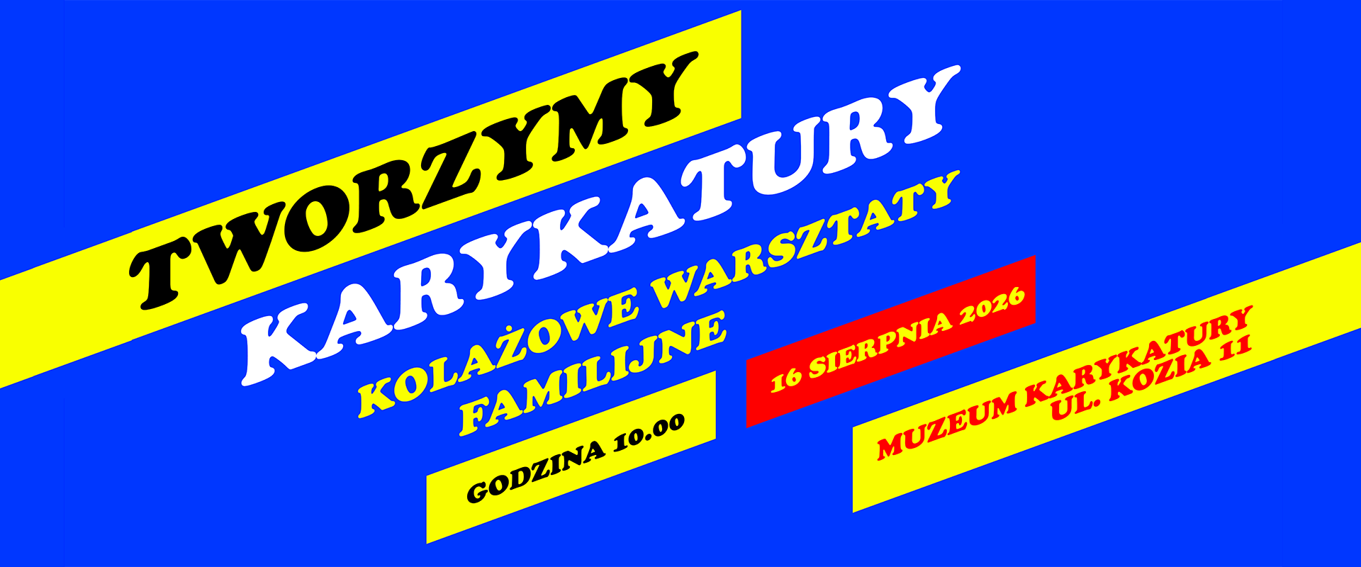 Tworzymy karykatury – warsztaty familijne