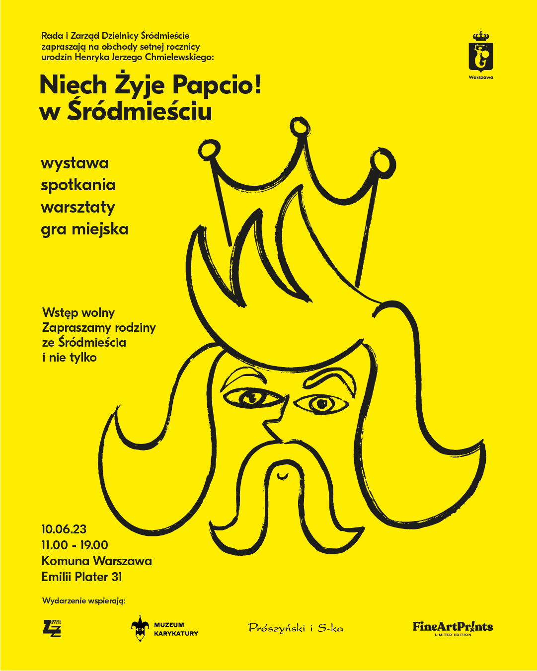 Niech zyje Papcio w srodmiesciu