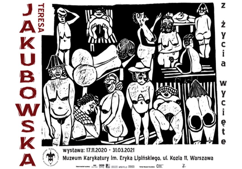 Tomasz Wiater (proj. graf.)<br>Teresa Jakubowska (grafika)<br>TERESA JAKUBOWSKA<BR>z życia wycięte