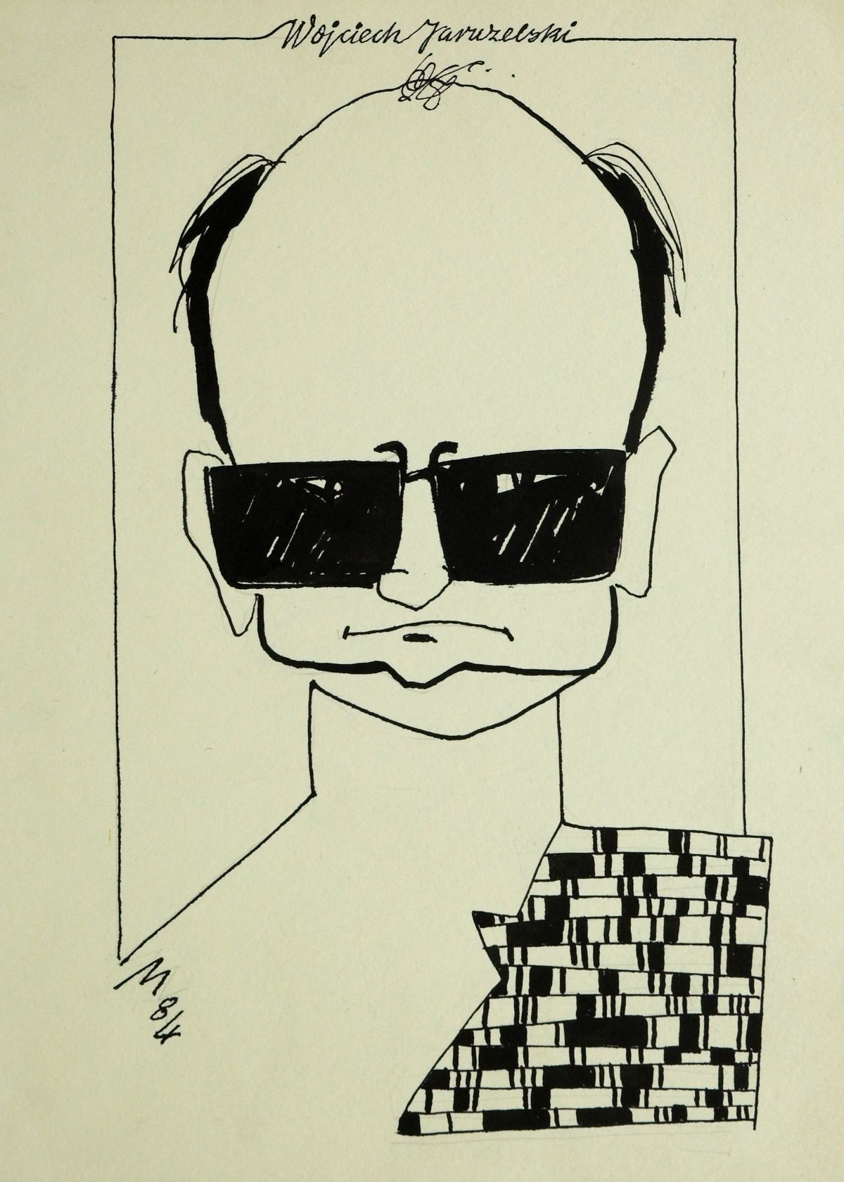 Edmund Mańczak, Karykatura Wojciecha Jaruzelskiego, 1984