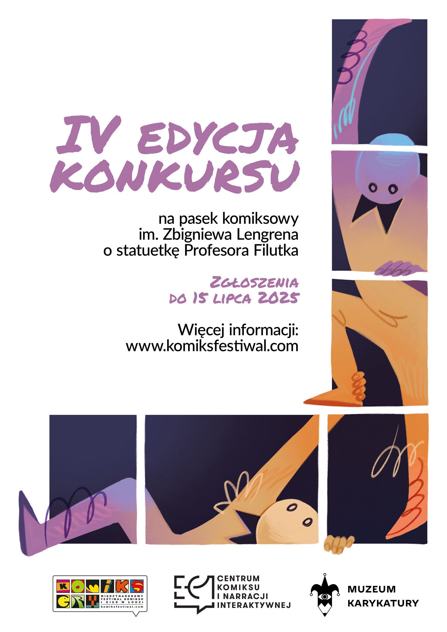 Konkurs na pasek komiksowy o statuetka prof. Filutka