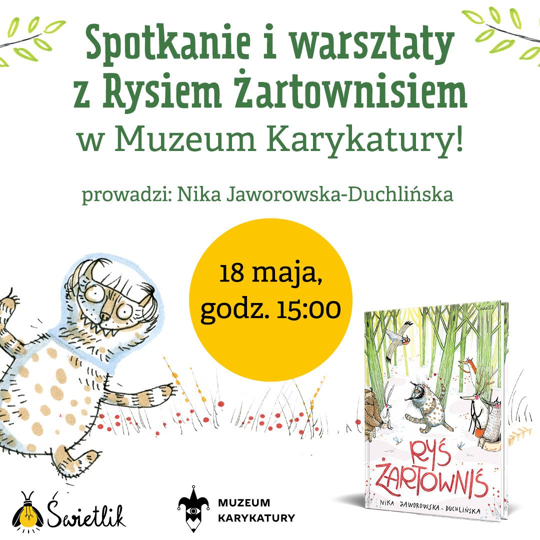 Ryś Żartowniś w Muzeum Karykatury