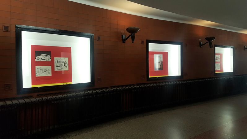 Galeria przy schodach ruchomych