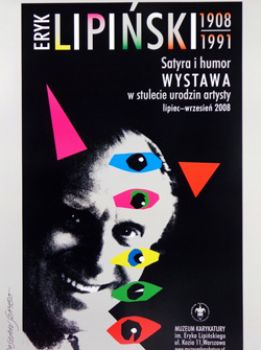 Eryk Lipiński wystawa w Muzeum Karykatury 2008