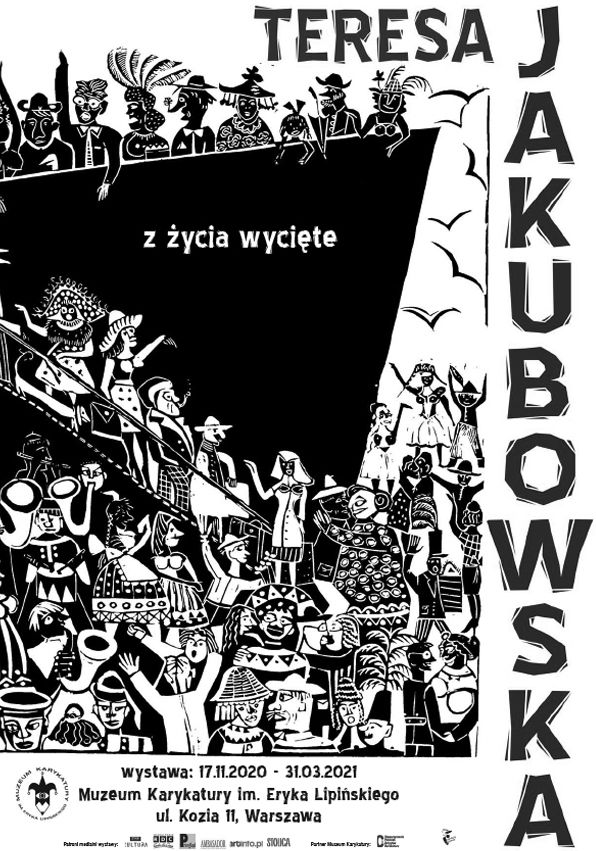 Tomasz Wiater (proj. graf.)<br>Teresa Jakubowska (grafika)<br>TERESA JAKUBOWSKA<BR>z życia wycięte