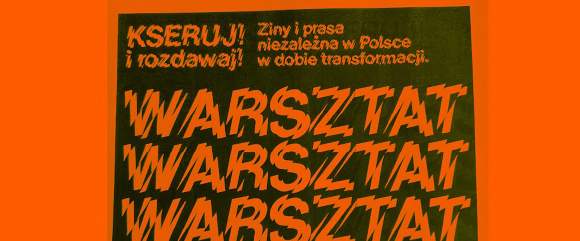 warsztaty tworzenia zinów dla dorosłych