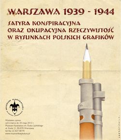 Warszawa 1939-1944. Satyra konspiracyjna
